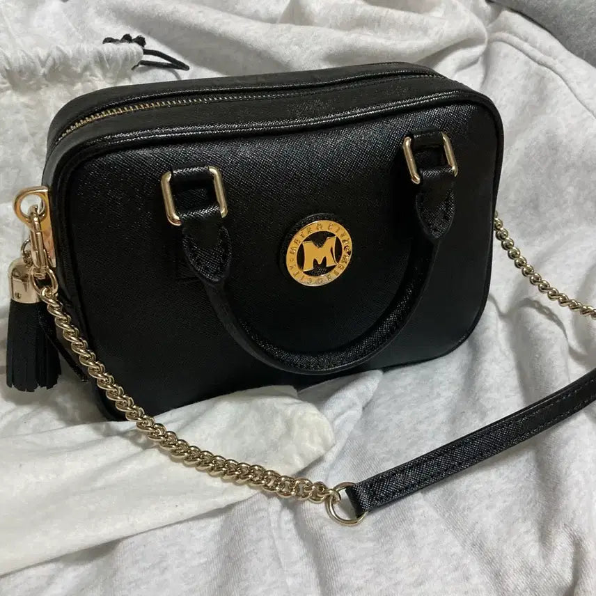 [BUNJANG] Metrocity Black Crossbody/Tote Bag / 정가 49만) 메트로시티 블랙 크로스백 겸 토트백 카메라백(풀박스)
