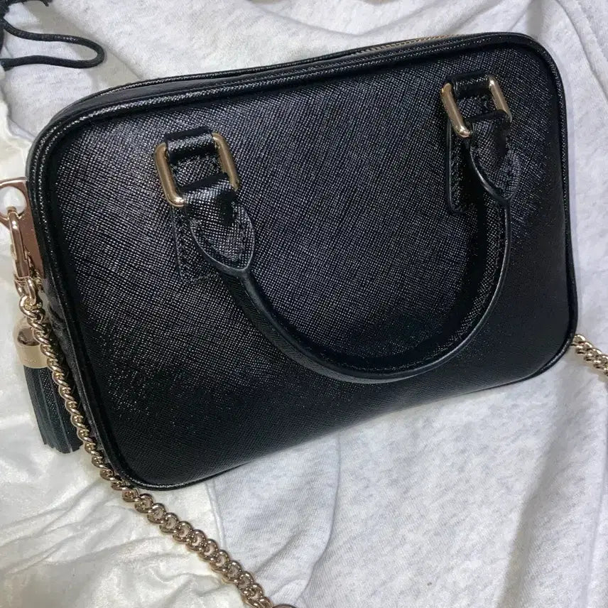 [BUNJANG] Metrocity Black Crossbody/Tote Bag / 정가 49만) 메트로시티 블랙 크로스백 겸 토트백 카메라백(풀박스)