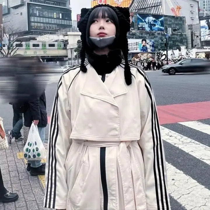 [BUNJANG] Adidas Always Original Trench Coat XS / 아디다스 아노 착용 트렌치 코트 새상품 xs