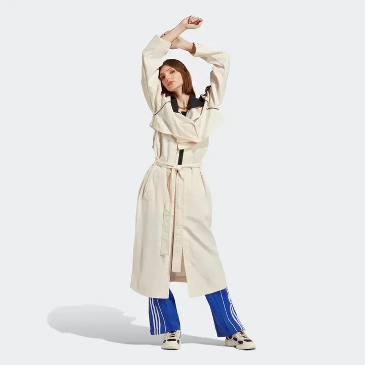[BUNJANG] Adidas Always Original Trench Coat XS / 아디다스 아노 착용 트렌치 코트 새상품 xs