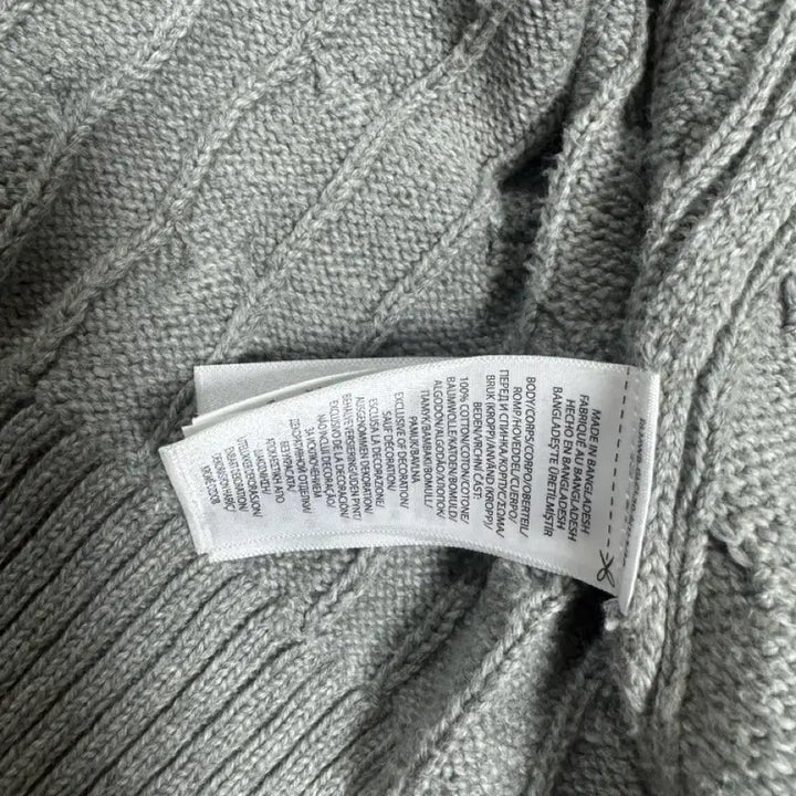 [BUNJANG] Polo Ralph Lauren Knit Zip-Up Gray L / 폴로랄프로렌 / 니트집업 그레이 / L 사이즈 팝니다