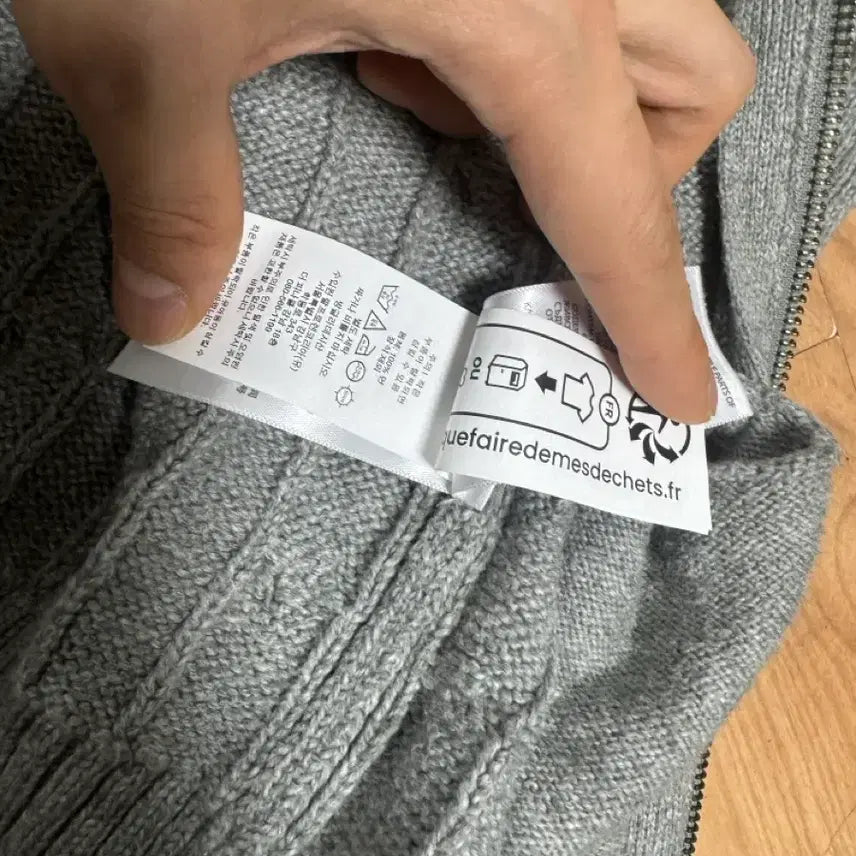 [BUNJANG] Polo Ralph Lauren Knit Zip-Up Gray L / 폴로랄프로렌 / 니트집업 그레이 / L 사이즈 팝니다