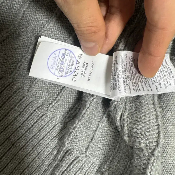[BUNJANG] Polo Ralph Lauren Knit Zip-Up Gray L / 폴로랄프로렌 / 니트집업 그레이 / L 사이즈 팝니다