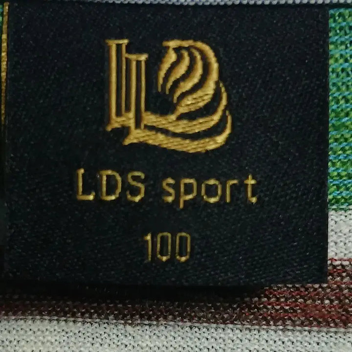 [BUNJANG] LDS Sport 100 Striped Long Sleeve Polo Shirt / LDS sport 100 스트라이프 긴팔 폴로티