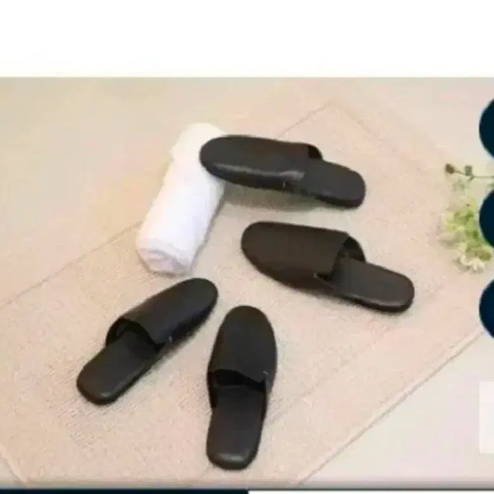 [BUNJANG] CROWN COOSE Hotel Collection Backless Slippers / CROWN COOSE 크라운 구스크라운 구스 호텔 컬렉션 백리스 슬리퍼