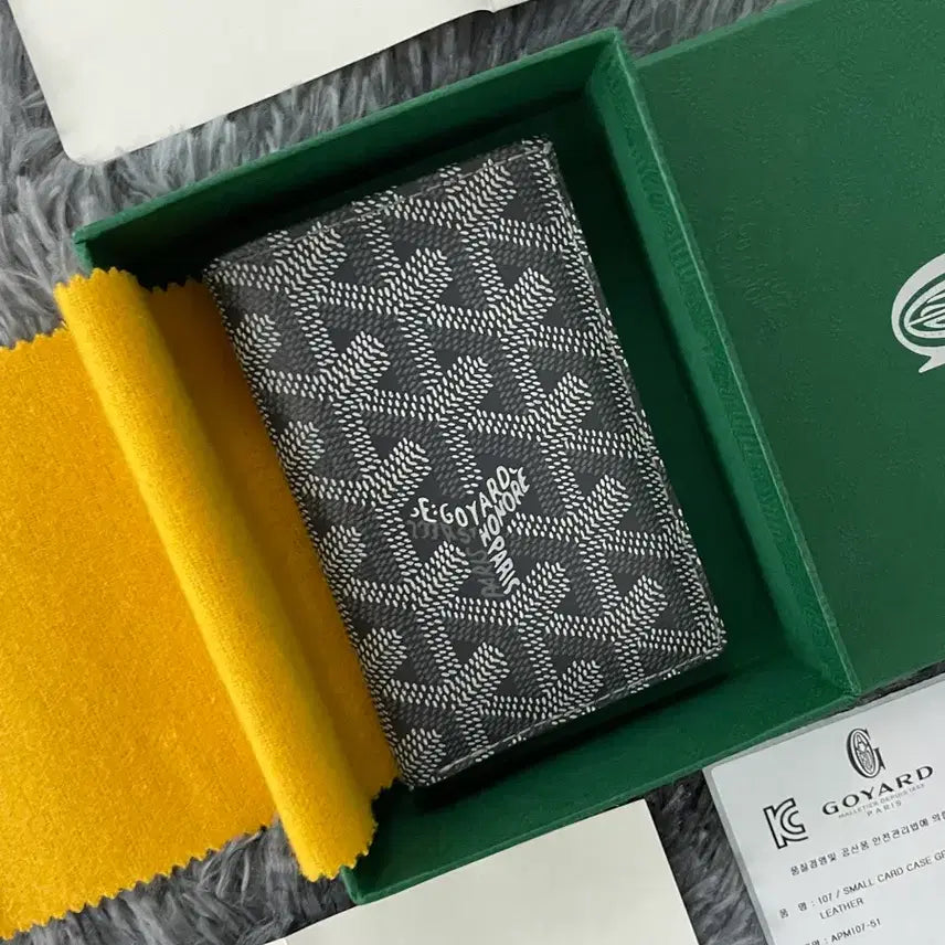 [BUNJANG] Goyard Saint Pierre Card Holder Grey / [새상품급/풀구성] 고야드 생피에르 카드지갑