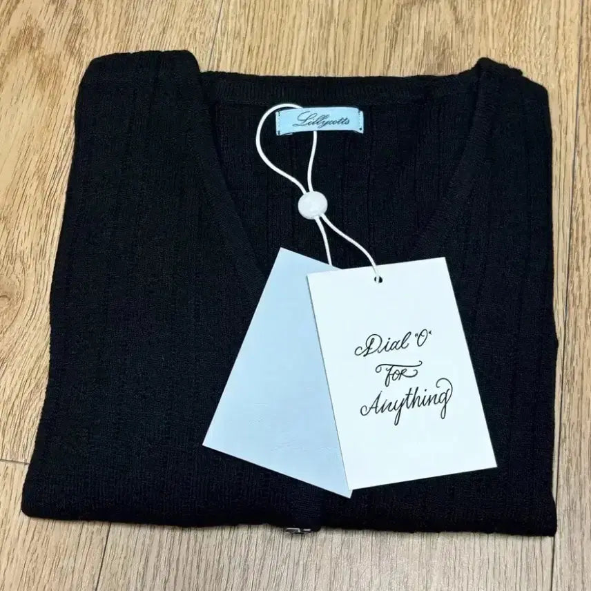 [BUNJANG] Lilacots Eyelet Cardigan Black / 릴리코츠 아일렛 가디건 블랙 (새상품, 택O)