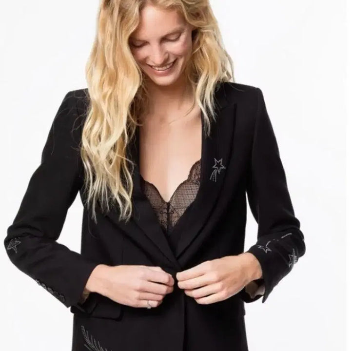 [BUNJANG] Zadig &amp; Voltaire Victor Strass Jacket (Size 38) / 쟈딕앤볼테르 빅터 스트라스 자켓 38사이즈