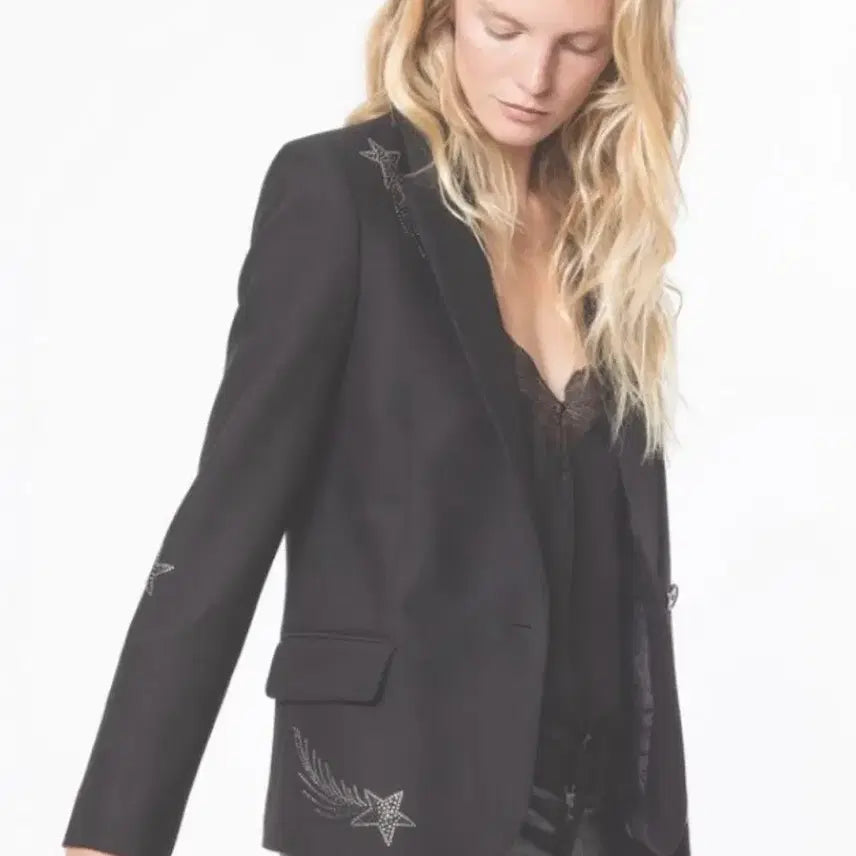 [BUNJANG] Zadig &amp; Voltaire Victor Strass Jacket (Size 38) / 쟈딕앤볼테르 빅터 스트라스 자켓 38사이즈