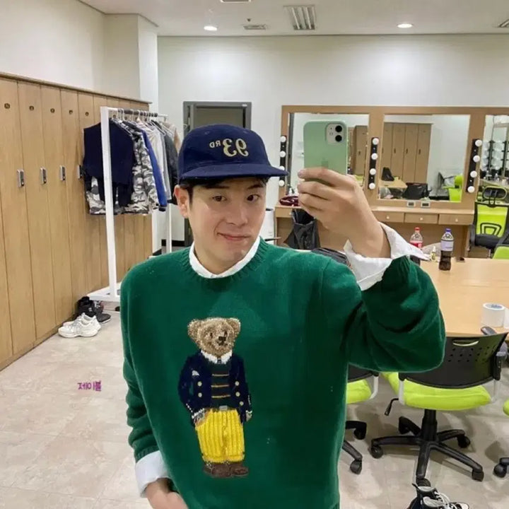 [SOLD OUT] 폴로 랄프로렌 베어 니트 그린 M 새상품