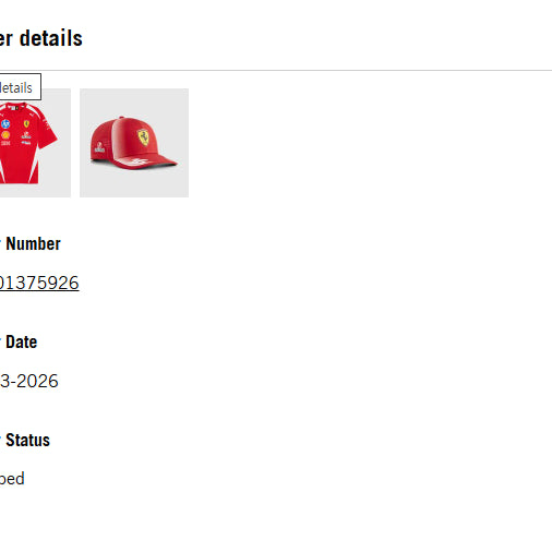 [SOLD OUT] 26년도 F1 페라리 유니폼 새상품