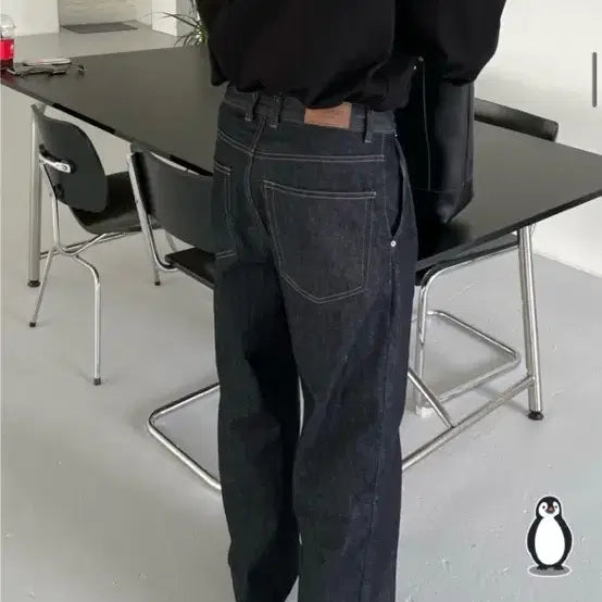 [BUNJANG] Mild Market Denim One-Tuck Pants / 마일드마켓 데님 원턱 팬츠