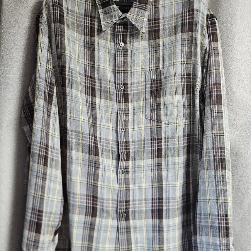 [SOLD OUT] 토니웩 워시드 코튼 블렌드 체크셔츠