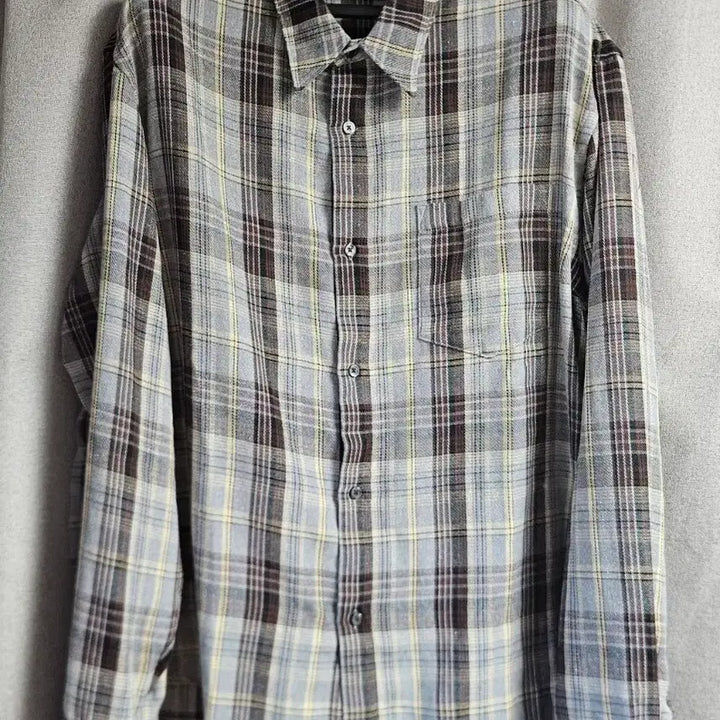 [SOLD OUT] 토니웩 워시드 코튼 블렌드 체크셔츠