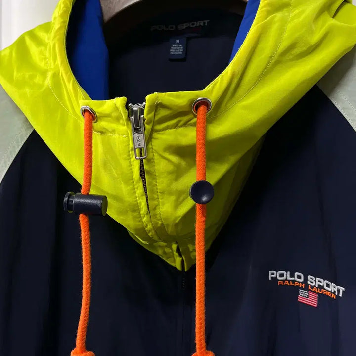 [BUNJANG] Polo Sport Lo-Life Spellout Block Windbreaker Jacket / 폴로 스포츠 lo-life 스펠아웃 블럭 윈드브레이커 자켓