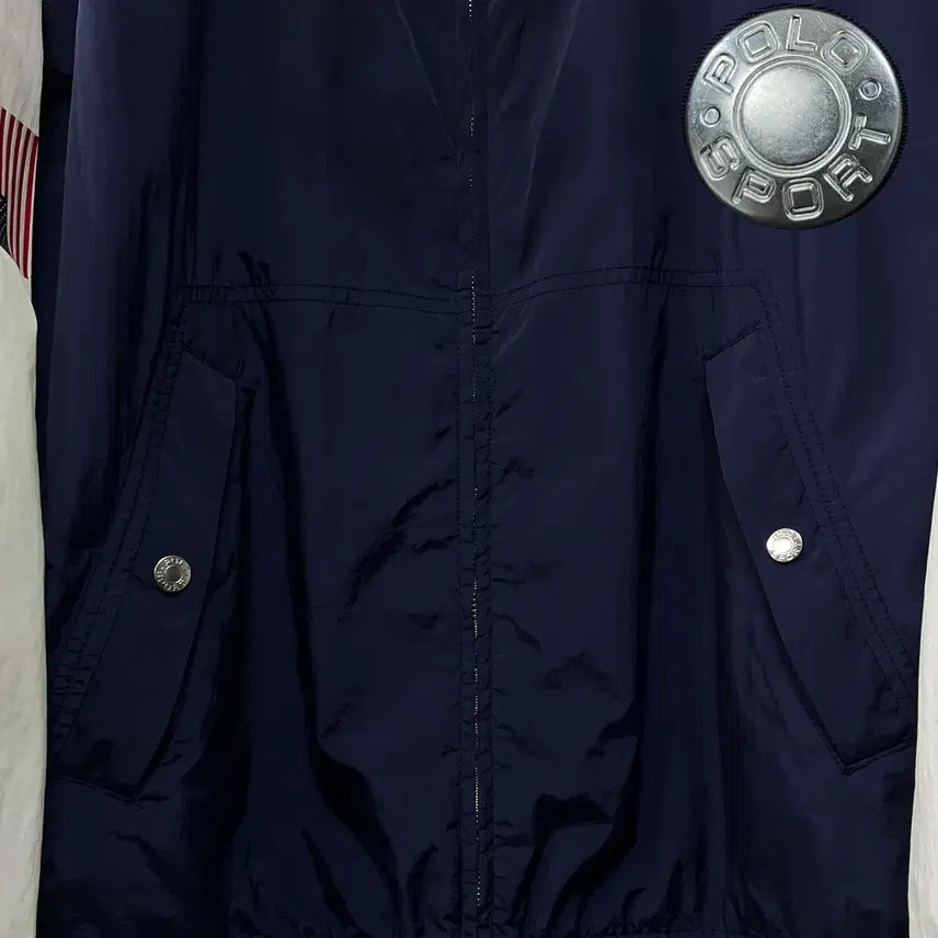 [BUNJANG] Polo Sport Lo-Life Spellout Block Windbreaker Jacket / 폴로 스포츠 lo-life 스펠아웃 블럭 윈드브레이커 자켓
