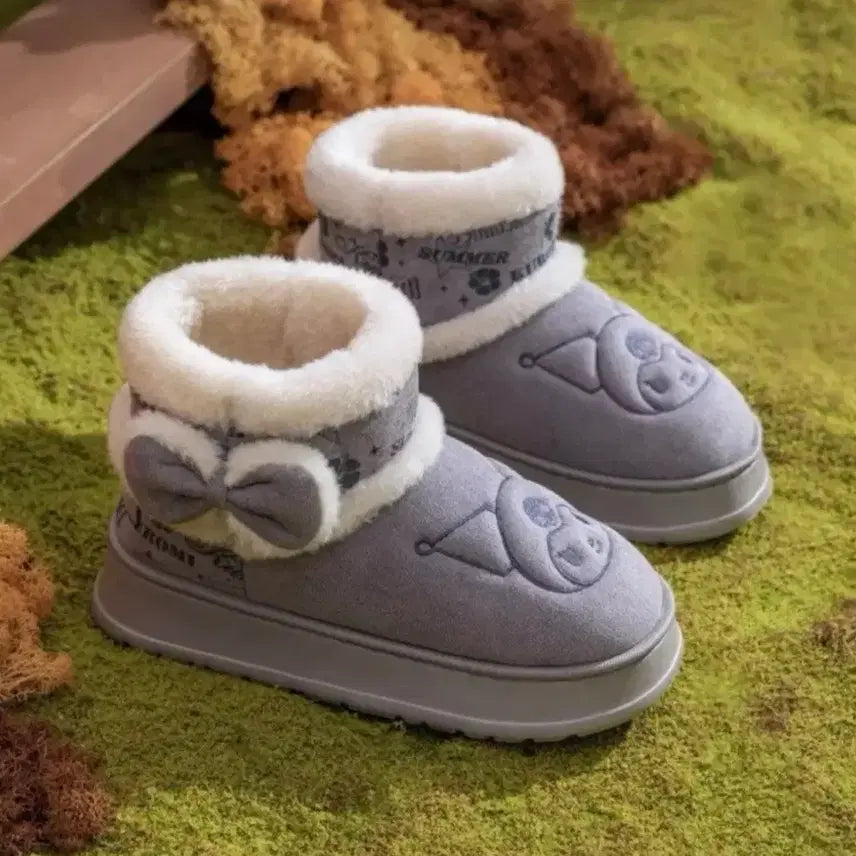 [BUNJANG] Sanrio Kuromi Fur UGG Boots / 산리오 쿠로미 털어그부츠 (새상품)