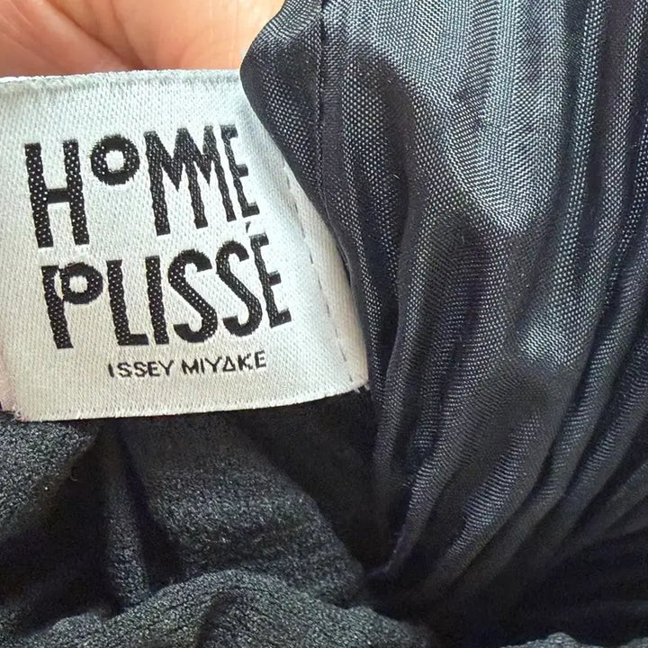 [BUNJANG] Homme Plissé Basic Straight Pants Black / 옴므플리세 베이직 스트레이트 팬츠 블랙 1