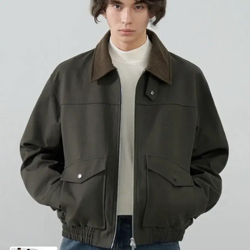 [BUNJANG] Drawfit Heritage Hunting Blouson Jacket / 드로우핏 헤리티지 헌팅 블루종 자켓