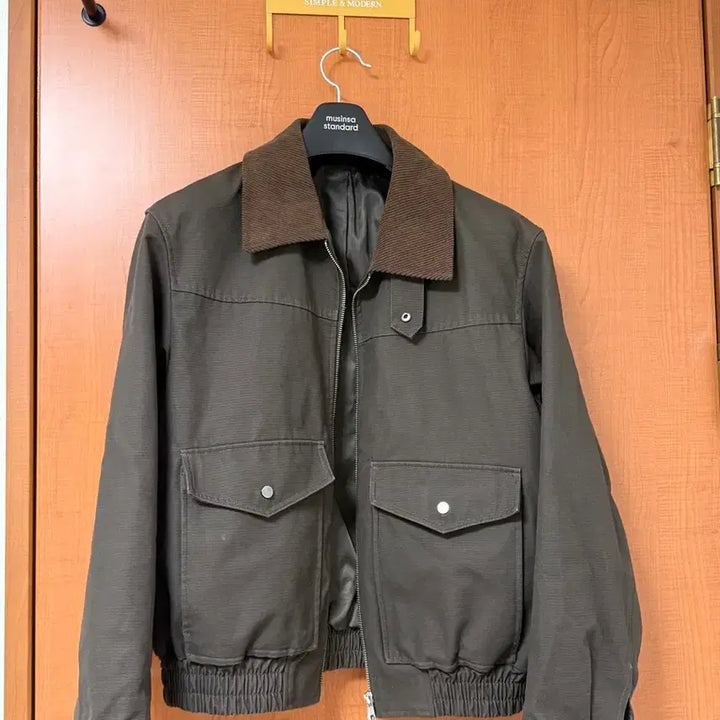 [BUNJANG] Drawfit Heritage Hunting Blouson Jacket / 드로우핏 헤리티지 헌팅 블루종 자켓