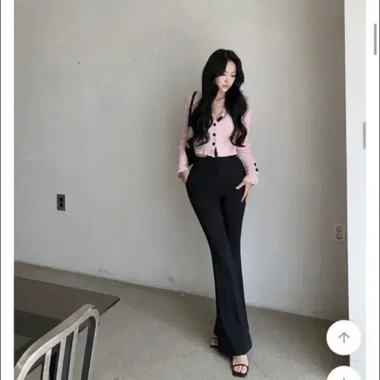 [SOLD OUT] 에스나인 골반패드 롱 부츠컷 슬랙스 원트 슬랙스