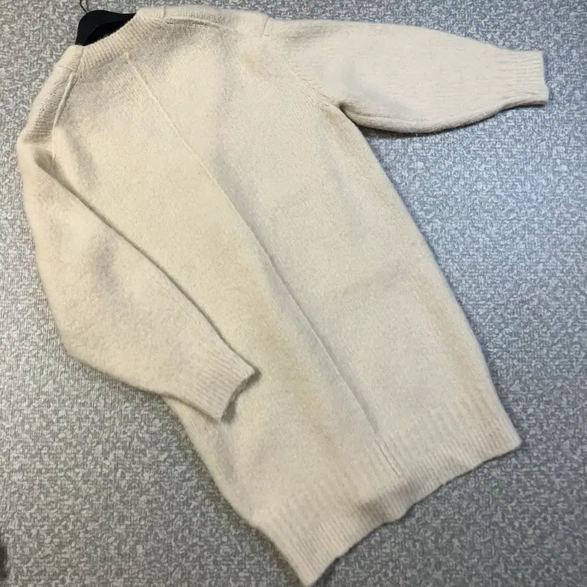 [BUNJANG] Hansome Obze Alpaca Blend Cardigan Coat / 한섬 오브제 22년 알파카51% 가디건 코트 도톰 올드머니룩 하프