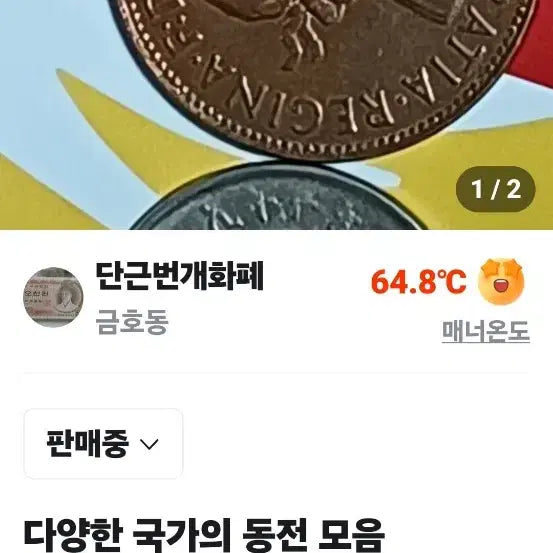 [BUNJANG] Collection of World Coins / 각국 동전/외국 동전 모음