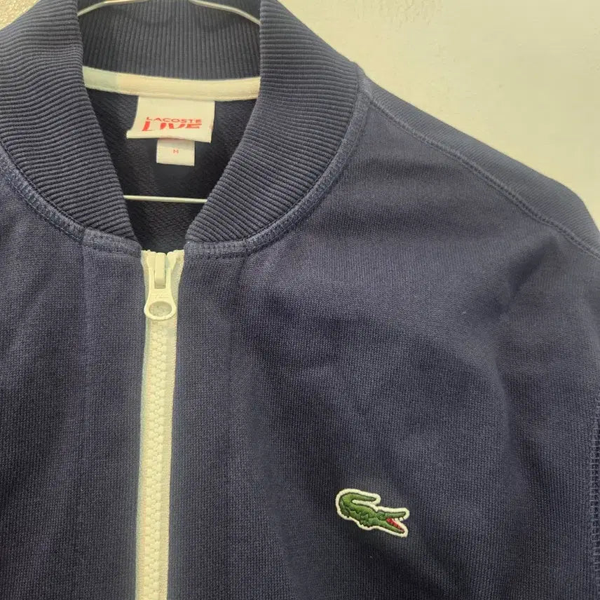 [BUNJANG] Lacoste Live Navy Blouson Jacket / 라코스테 라이브 네이비 블루종 점퍼