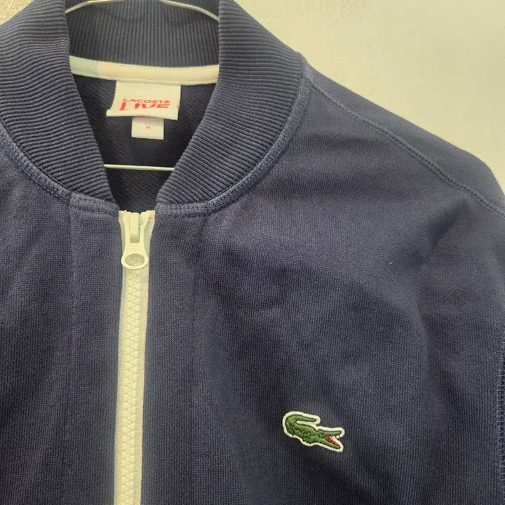 [BUNJANG] Lacoste Live Navy Blouson Jacket / 라코스테 라이브 네이비 블루종 점퍼