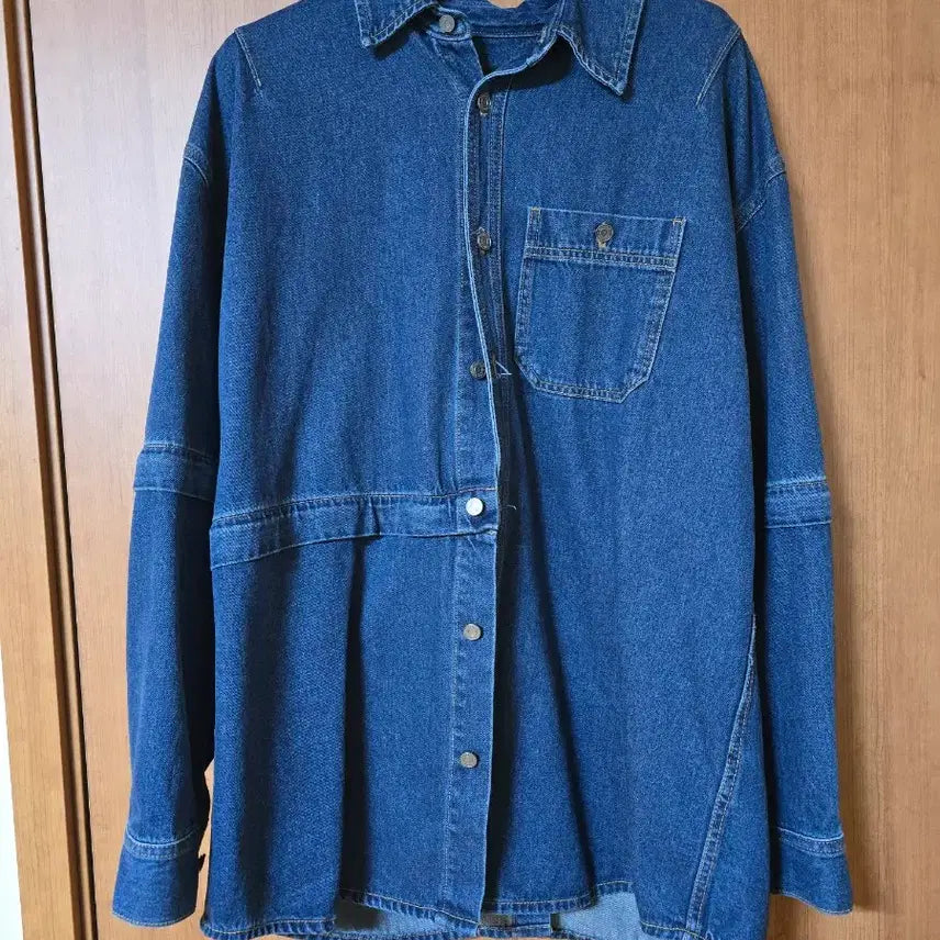 [SOLD OUT] (최종금액,새상품)송지오 어시메트릭 디터쳐블 데님 셔츠자켓 판매