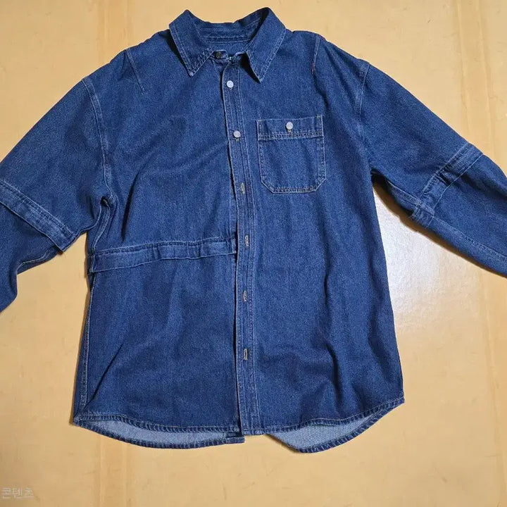 [SOLD OUT] (최종금액,새상품)송지오 어시메트릭 디터쳐블 데님 셔츠자켓 판매