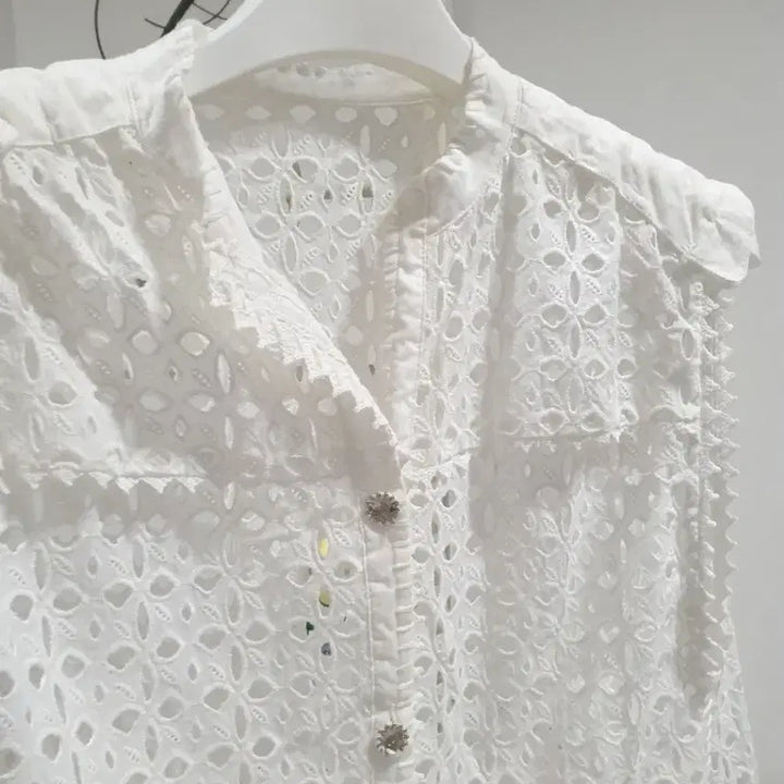 [BUNJANG] Mine Sleeveless Top / 마인 여성 상의