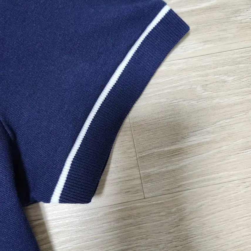 [BUNJANG] Lacoste Navy Polo Shirt / 라코스테 네이비 카라 반팔 티셔츠 S-M
