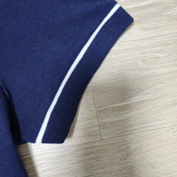 [BUNJANG] Lacoste Navy Polo Shirt / 라코스테 네이비 카라 반팔 티셔츠 S-M