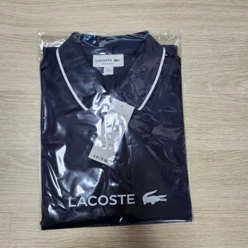 [BUNJANG] Lacoste Navy Polo Shirt / 라코스테 네이비 카라 반팔 티셔츠 S-M