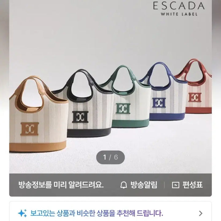 [BUNJANG] Escada 26SS Tote Bag with Petite Scarf / (새상품)에스까다 26SS토드백+쁘띠스카프