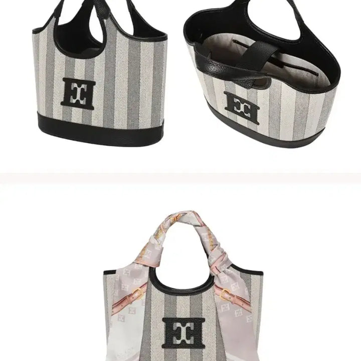 [BUNJANG] Escada 26SS Tote Bag with Petite Scarf / (새상품)에스까다 26SS토드백+쁘띠스카프