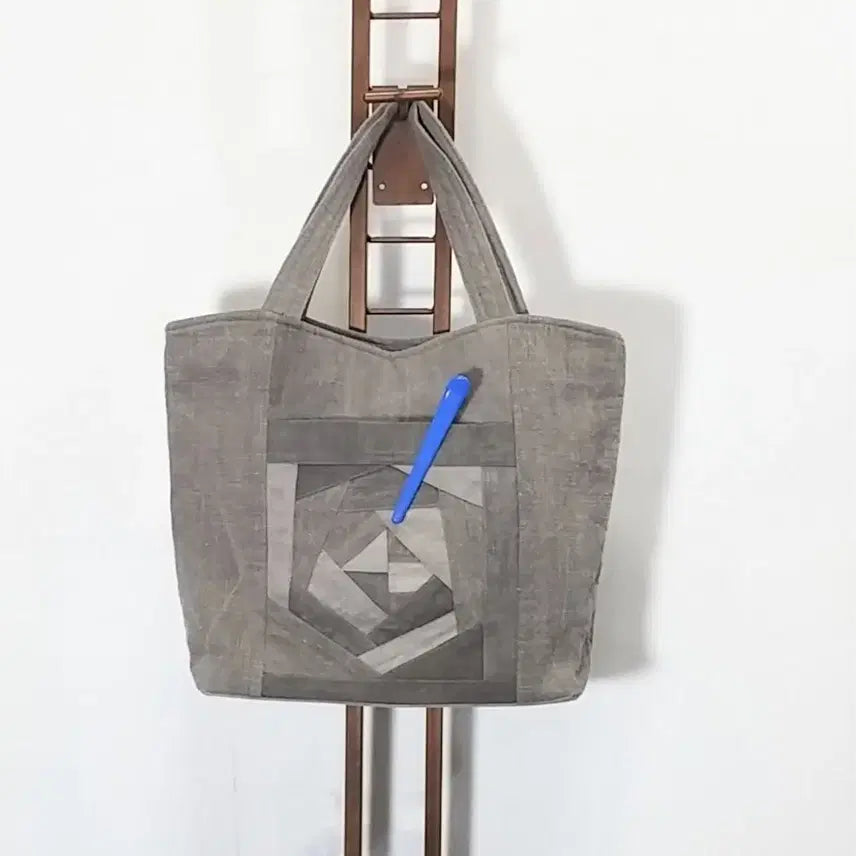[BUNJANG] Workshop Natural Dyeing Cotton Bag / 공방/자연염색/절가방 /무명면100%/ 4색조각디쟌/27 27 10