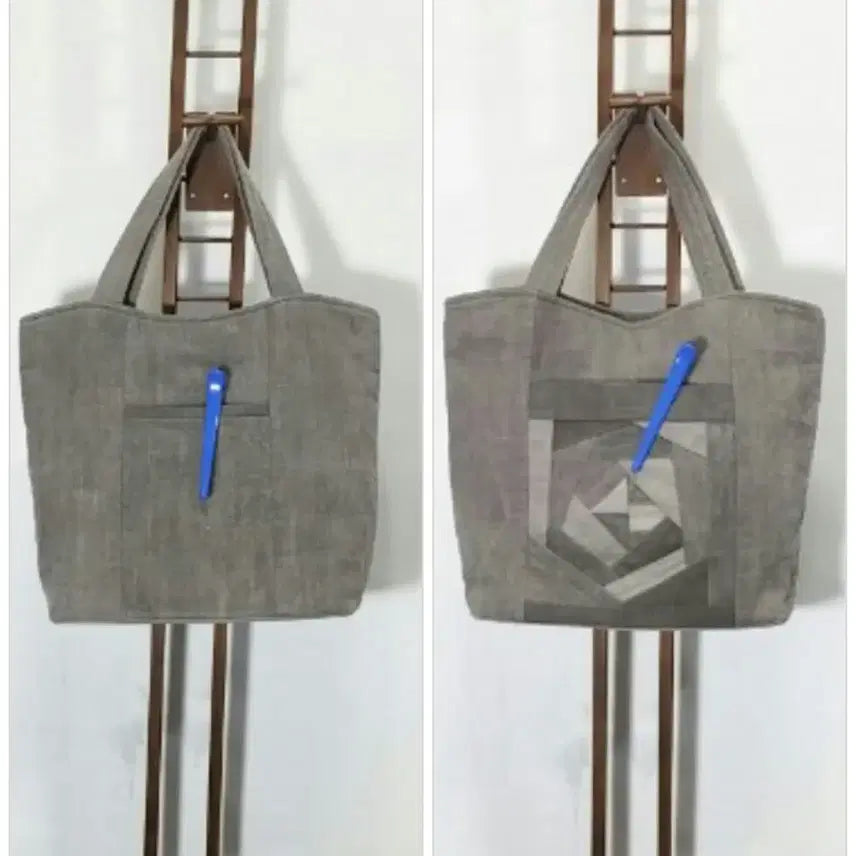 [BUNJANG] Workshop Natural Dyeing Cotton Bag / 공방/자연염색/절가방 /무명면100%/ 4색조각디쟌/27 27 10