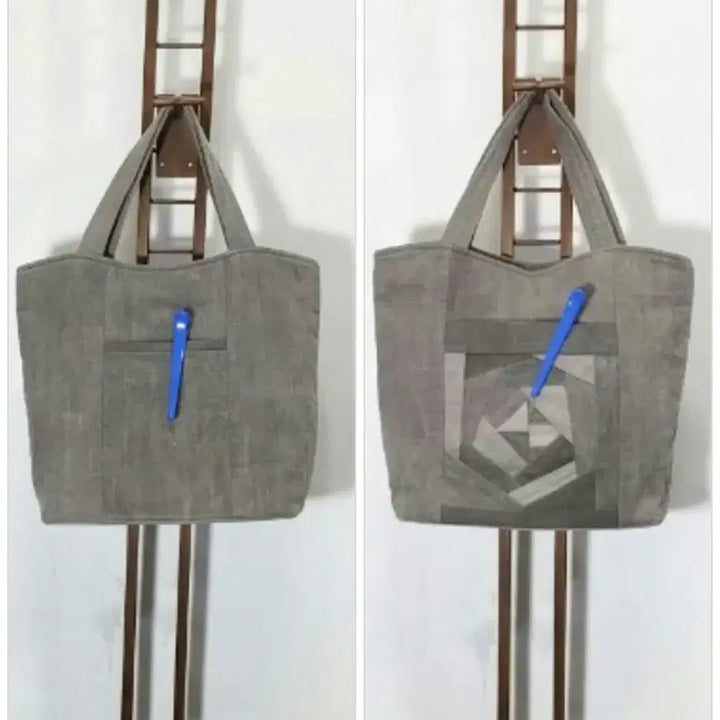 [BUNJANG] Workshop Natural Dyeing Cotton Bag / 공방/자연염색/절가방 /무명면100%/ 4색조각디쟌/27 27 10