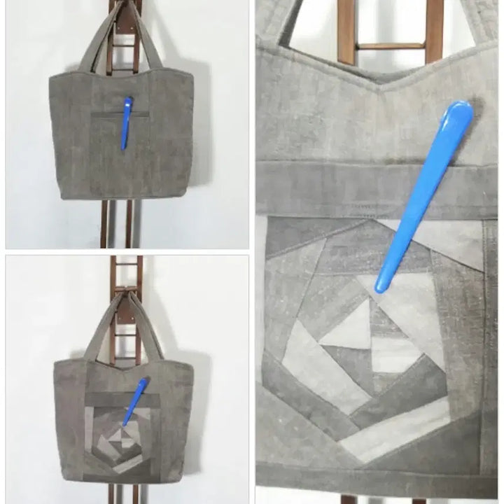 [BUNJANG] Workshop Natural Dyeing Cotton Bag / 공방/자연염색/절가방 /무명면100%/ 4색조각디쟌/27 27 10