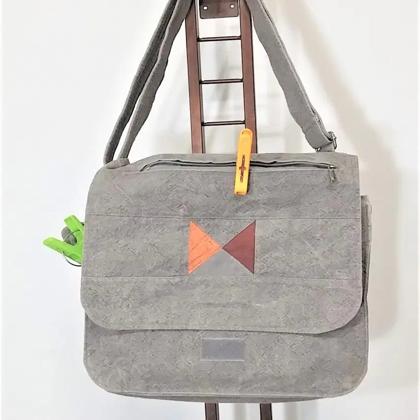 [BUNJANG] Handmade Unnamed Cotton Fabric Four-Color Patchwork Temple Bag / 공방/ 무명면100% / 4색조각장식 /절가방 /29 23 9