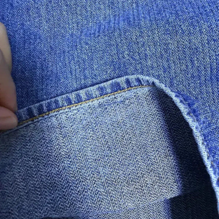 [BUNJANG] STU Stripe Denim Pants / (L)STU 스트라이프 데님 팬츠 미드 블루