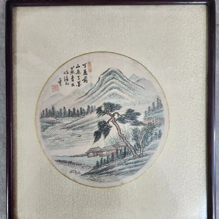 [BUNJANG] Doosan Jeongsulwon Landscape Painting / 두산 정술원 산수화 약자
