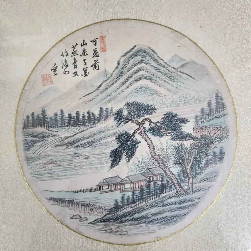 [BUNJANG] Doosan Jeongsulwon Landscape Painting / 두산 정술원 산수화 약자
