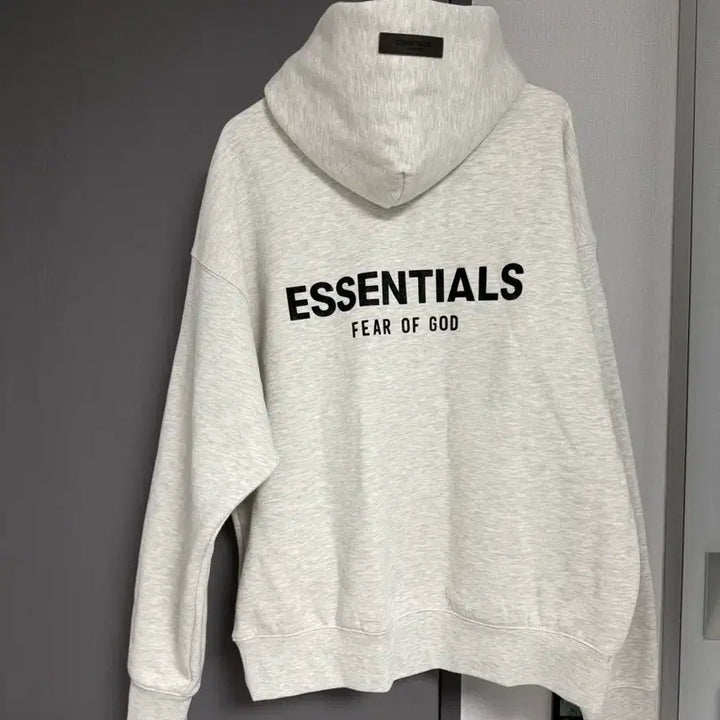 [BUNJANG] Fear of God Essentials Hoodie Light Oatmeal / (S)피어오브갓 에센셜 후드 라이트 오트밀