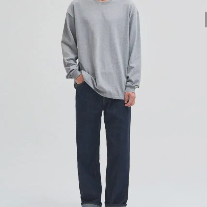 [BUNJANG] INTHERAW Cotton Long Sleeve / [2] INTHERAW 인더로우 코튼 롱슬리브