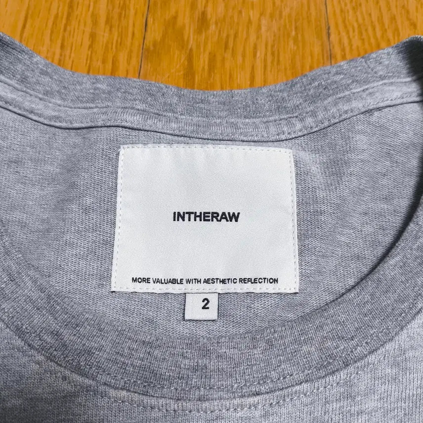 [BUNJANG] INTHERAW Cotton Long Sleeve / [2] INTHERAW 인더로우 코튼 롱슬리브