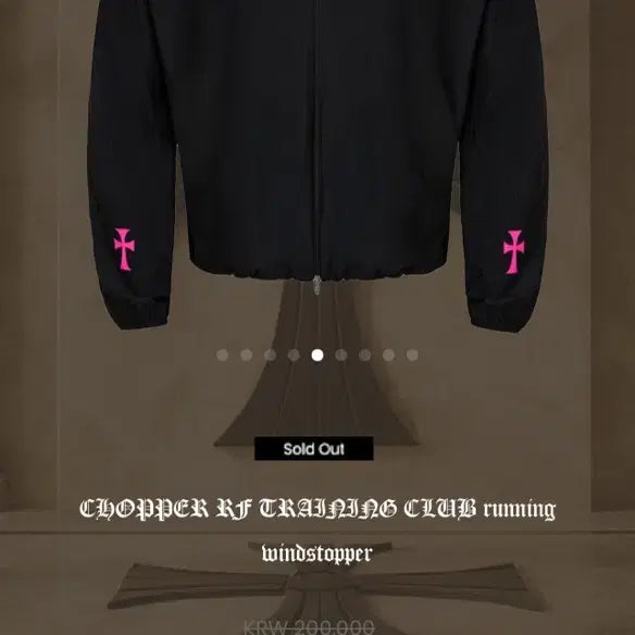 [SOLD OUT] 라피나토 에투알 RF 트레이닝 클럽 윈드스토퍼 핑크 50사이즈 미개봉 판
