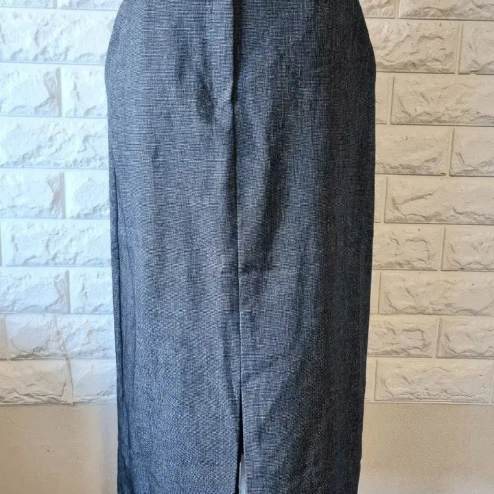 [BUNJANG] Gray Front Slit Skirt / 회색 앞트임 스커트(새상품)